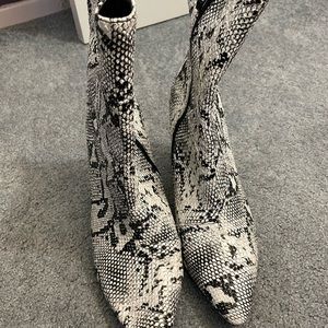 Snakeskin boots